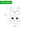 Mechanical Kitchen Timer, Cute Wind Up 60-Minute Manual Countdown for
