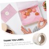 Ciieeo 3sets Thank You Stickers Present Wrapping Labels Decorative Sealing