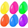 Cosswe 24 Ostereier aus Kunststoff, Ostereier zum Befüllen 5,7 x