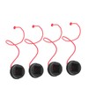 WOONEKY 4pcs Sturdy Billiard Chalk Holder Snooker Chalk Cover Pool