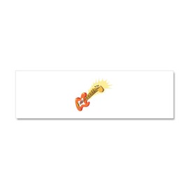 CafePress Electric Guitar Musical Instrument Car Magnet 10 X 10" x 3", Bumper Magnet