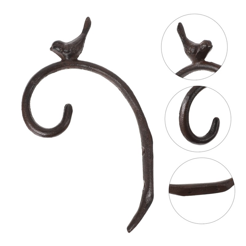Totority 1Pc Decorative Model Hanging Hook for Garden Flowerpot Storage