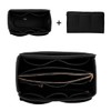 ZTUJO Purse Organizer Insert, Felt Bag Organizer with Metal Zipper,