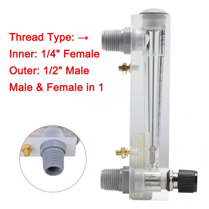 0.1-1 m³/h Gas Flow Meter, LZM-15T Panel Type Flow Meter