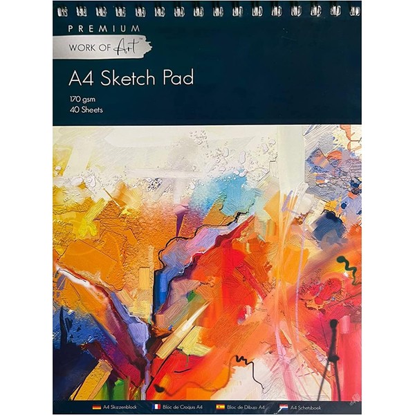 1ABOVE Artists Sketch pad,Spiral Bound Sketch Pad Sketch Paper for