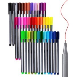 Mr. Pen- Pens, Fineliner 36 Pack, 0.4 mm, Pens Fine Point, Colored Journal Journals Supplies, Bible Pen Set, Art Writing Tip Markers