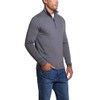 Weatherproof Vintage Mens Long-Sleeve Quarter-Zip Fleece Sweater (Grey, X-Large)