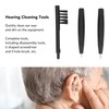 Hearing Aids Cleaning Tools U Screwdriver 5 Hole Brush Portable