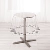 Ligne Decor Round Tablecloth (0) 180 Plain Crystal 15/100e Garden