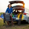 Overmont Oversized Folding Camping Chair - 450lbs Support with Padded