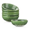 vicrays Ceramic Pasta Bowls Set, 32 Ounce Soup Bowls, Large