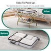Smuxee Gold Luggage Rack Pack of 2, Foldable Suitcase Stand