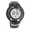 Black Men Digital Watch Waterproof LED Backlight Stopwatch Countdown 12/24