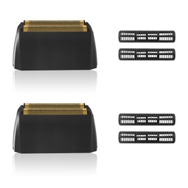 YAZIYIR Shaver Replacement Super Close Gold Foil & Cutter Bar Assembly Compatible with Wahl 5 Star Series Vanish Shaver8173-700 (2 Pack)