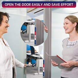 Kanayu 15 Piece Lockdown Magnetic Strips for School Door Frames Door Magnet Locks Devices Classroom Office Security Enhanced Layer Easy Smooth Latch Magnetic Strips with PVC Cover (Simple)