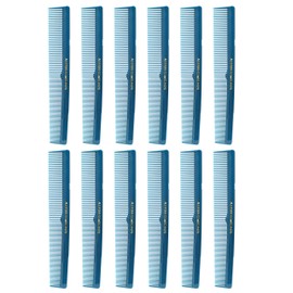 Allegro Combs 420 Hair combs Barber Comb Comb Set Hair Cutting Combs Pocket Comb Combs for Hair Stylist Styling Comb Teal Combs 12 pk.