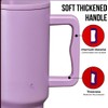 Saransh 40 oz Tumbler with Handle and Straw: Premium Insulation,