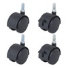 Doshisha IHL-CS4PBK Luminous Caster, For Pole Diameter 1.0 inch (25
