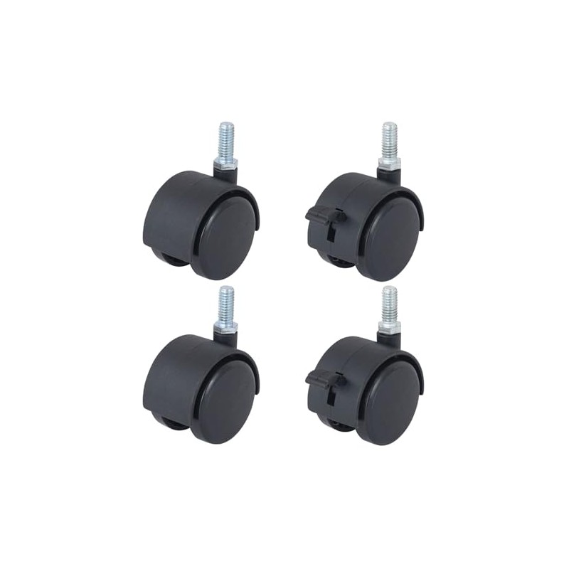 Doshisha IHL-CS4PBK Luminous Caster, For Pole Diameter 1.0 inch (25