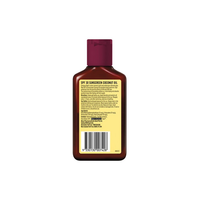 Reef Coconut Sunscreen Oil SPF 30 125mL