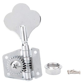VBESTLIFE Electric Bass Tuning Pegs, Open Machine Heads String Tuning Key Pegs Tuners for Electric Bass(for Left Row) Performance Accessory Musical Instrument Accessories