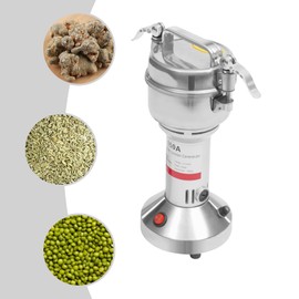 DYNAMI Electric Grain Mill Grinder 150g/0.33lbs 850W Stainless Steel Pulverizer Commercial Spice Grinder,Dry Grinding Machine,fit Corn Wheat Peanuts Walnuts Beans,for Home and Commercial