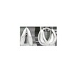 [D.Silver] Silver 925 twin line one-touch earrings silver / [D.Silver]