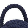 Blue Rope Knot Cotton Door Stop