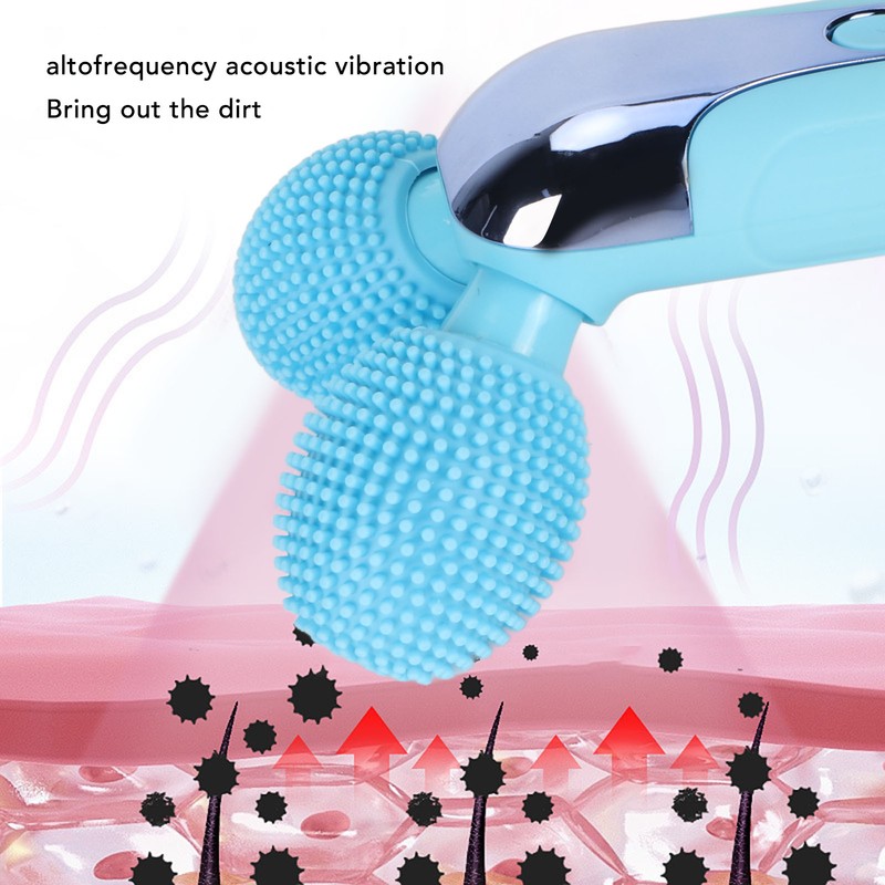 Electric Facial Massage Roller Adjustable Cleaning Pore Vibration Lifting IPX5