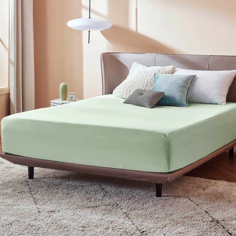 Bedsure Super King Fitted Sheet Deep - Bed Sheets Extra