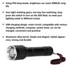 Flashlight USB Rechargeable 2000LM Waterproof Flashlight for Outdoor Adventure Hiking