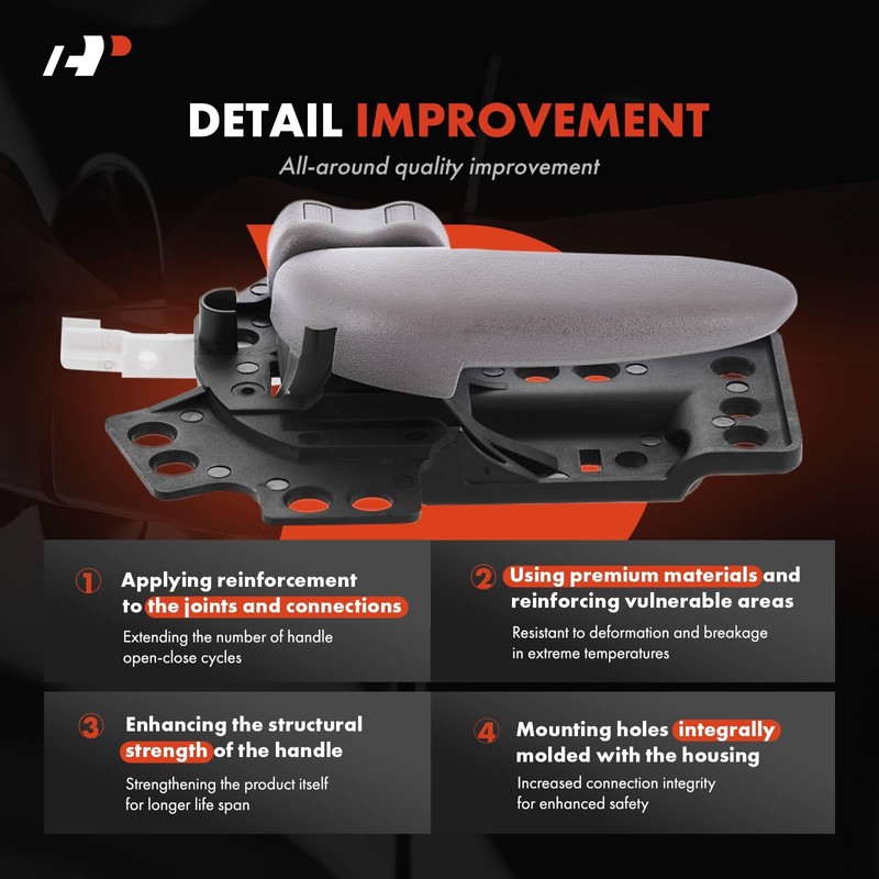 A-Premium Left Driver Side Interior Door Handle Compatible with Chrysler