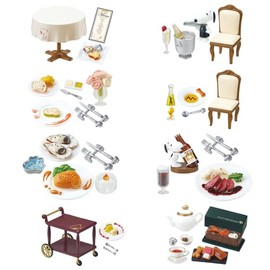 Reement Peanuts SNOOPY'S RESTAURANT 1 BOX Approx. H 4.5 x W 2.8 x D 2.0 inches (115 x 70 x 50 mm), Made of PVC and ABS