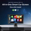 Portable Apple CarPlay/Android Auto Screen, Fit for All Vehicle, 7