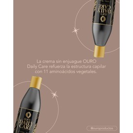 Ouro Daily Care Tratamiento Capilar Sin enjuague Nutrition Therapy 240ml.