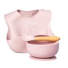 PAPU BABY Set de Comida - 1 Babero, 1 Vaso
