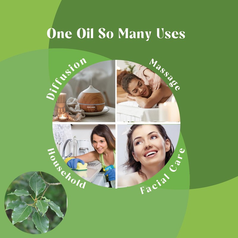 LOTUSJOY Camphor Oil, Pure Natural Camphor Essential Oil for Diffuser,