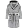 CJMJXPH Boys Soft Hooded Bathrobe Kids Warm Gamer Fleece Robe