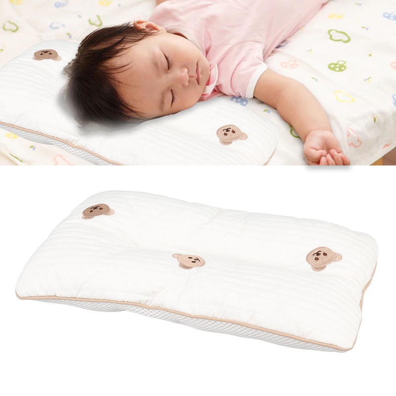 Cute Toddler Pillow Animal Pattern Soft PP Cotton Neck Support
