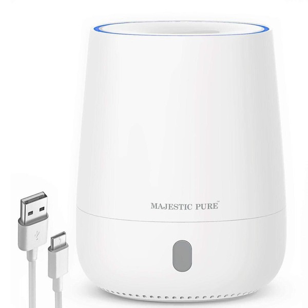 MAJESTIC PURE USB Essential Oil Diffuser, Portable Aromatherapy Diffuser, Travel