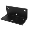 eoere 2 PCS 8" x 4" Heavy Duty Black L