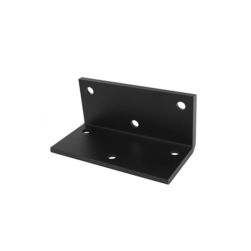 eoere 2 PCS 8" x 4" Heavy Duty Black L