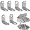 BESTU Angle Bracket, Shelf Bracket, Stainless Steel, Angle Bracket, L-Shaped,