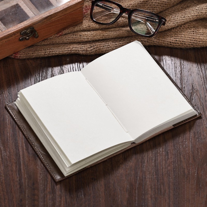 M & N Designs Owl Embossed Leather Journal - Soft