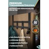 Menz Premium Door Coat Rack - Black Door Hook Rail