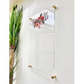 Large Clear Acrylic Notes Board for wall | Dry-Erase Message White Board Calendar Wall Mounted Office Home Family Organization Tools Must Haves School Kids Adult Mom Teen Monthly Weekly ADHD Tools