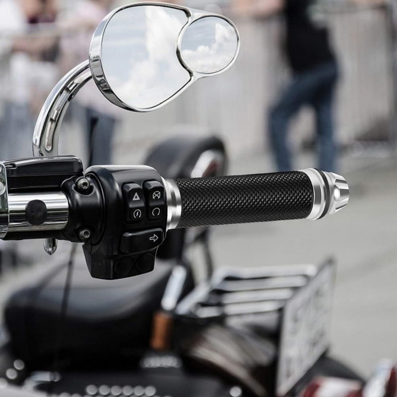 Bike Grip Left and Right Set Aluminum Bar End 0.9