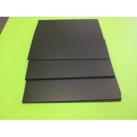 Black Styrene Polystyrene Plastic Sheet .125" X12"X12" 1/8" Vacuum Forming Print