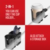 Clip-On Walker Cup Holder with Large Storage Box – Only