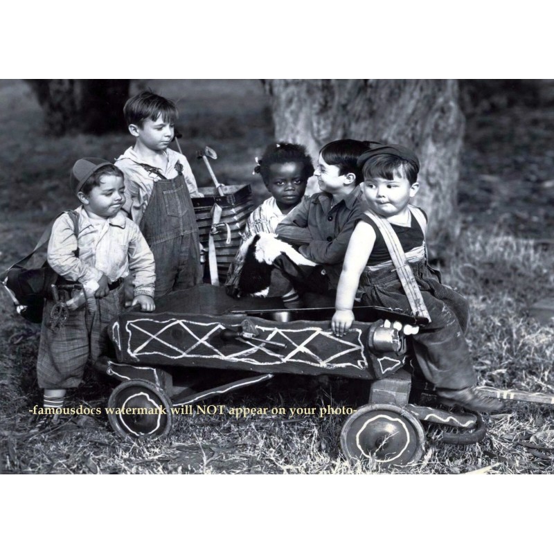 Our Gang PHOTO The Little Rascals Alfalfa, Spanky, Buckwheat Wagon